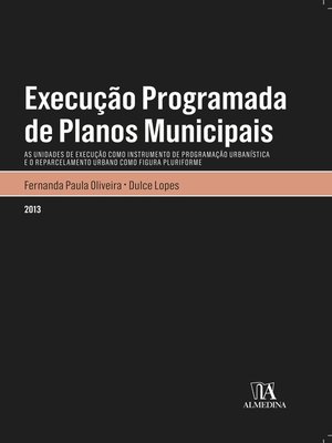 cover image of Execução Programada de Planos Municipais